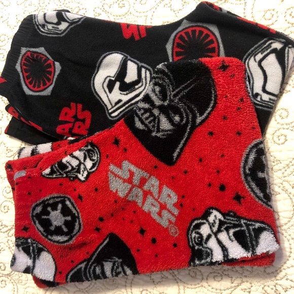 Star Wars Other - Lot of 2 Star Wars Fleece Pajama Pants